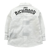 John Richmond Camicia tinta unita con Stampa Bianco per Neonato RIA2308CA BIANCO JOHN RICHMOND 