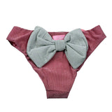 Saint Barth Costume Mutandina Glitterata per Bambina MAD000101 ROSA SAINT BARTH 
