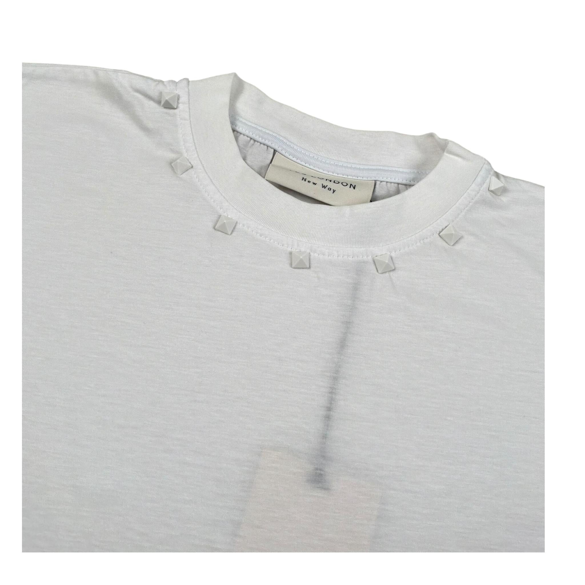 Yes London T-Shirt Girocollo Tinta Unita per Bambino JR2147 BIANCO YES LONDON 
