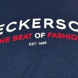 Jeckerson T-Shirt Girocollo Tinta Unita con Stampa per Bambino 118TJMJS25 BLU JECKERSON 