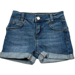 Liu Jo Short In Denim Tinta Unita con Girovita Regolabile per Neonata KA5068 BLU LIU JO 