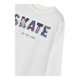 MAYORAL shirt girocollo tinta unita con stampa in contrasto Bianco per Bambino 4050 BIANCO MAYORAL 