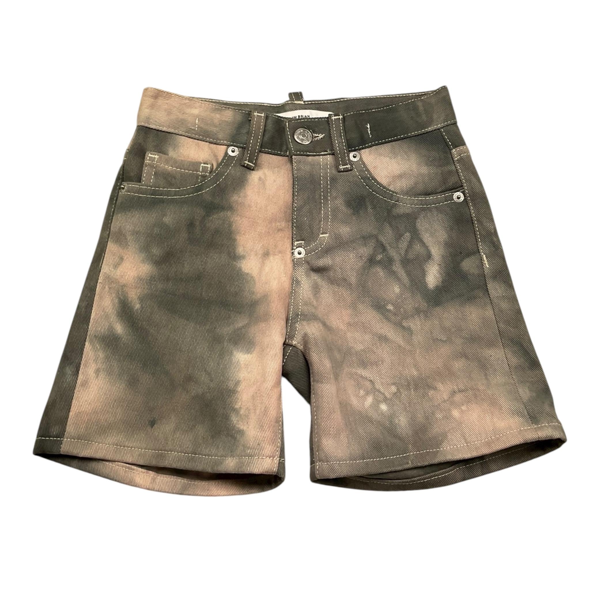 I'M Brian Bermuda Tinta Unita con Girovita Regolabile per Bambino KEVIN GRIGIO I'M BRIAN 