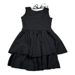 Gaelle Abito Giromanica Tinta Unita con Trafori per Bambina 2746V00398X NERO GAELLE 