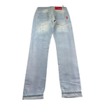 Patriot Jeans Tinta Unita con Strappi per Bambino PJ5S2SPBK39 AZZURRO PATRIOT 