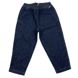 Il Gufo Jeans Tinta Unita Con Elastico In  Vita Blu Per Bambino
