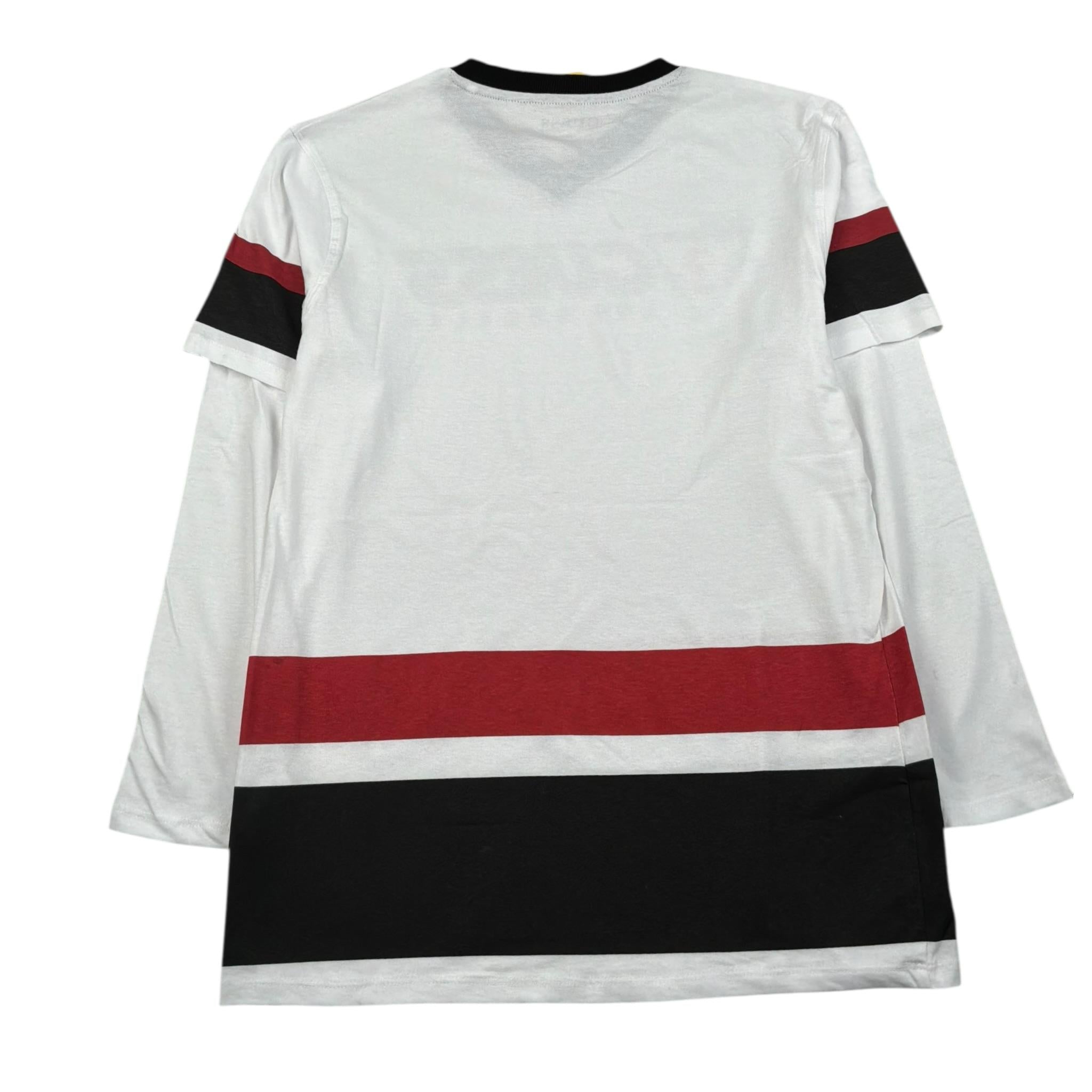 Guess Shirt Girocollo Tinta Unita con Stampa per Bambino L5RI10K8HM4 BIANCO GUESS 