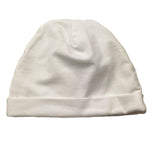 Ninnaoh Cappello Tinta Unita con Applicazione per Neonata E25CA5 BIANCO NINNAOH 