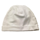 Ninnaoh Cappello Tinta Unita con Applicazione per Neonata E25CA5 BIANCO NINNAOH 