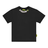 Barrow Kids T-Shirt Girocollo Tinta Unita Con Stampa Nero Per Bambino