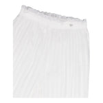Monnalisa Pantalone Tinta Unita con Elastico In Vita per Bambina 79E400 BIANCO MONNALISA 