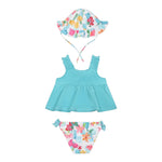 Mayoral Completo 3 Pezzi Canotta-Costume-Cappello per Neonata 1641 AZZURRO MAYORAL 