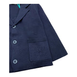 ABEL & LULA giacca tinta unita in maglia Blu per Bambina 5360 BLU ABEL & LULA 