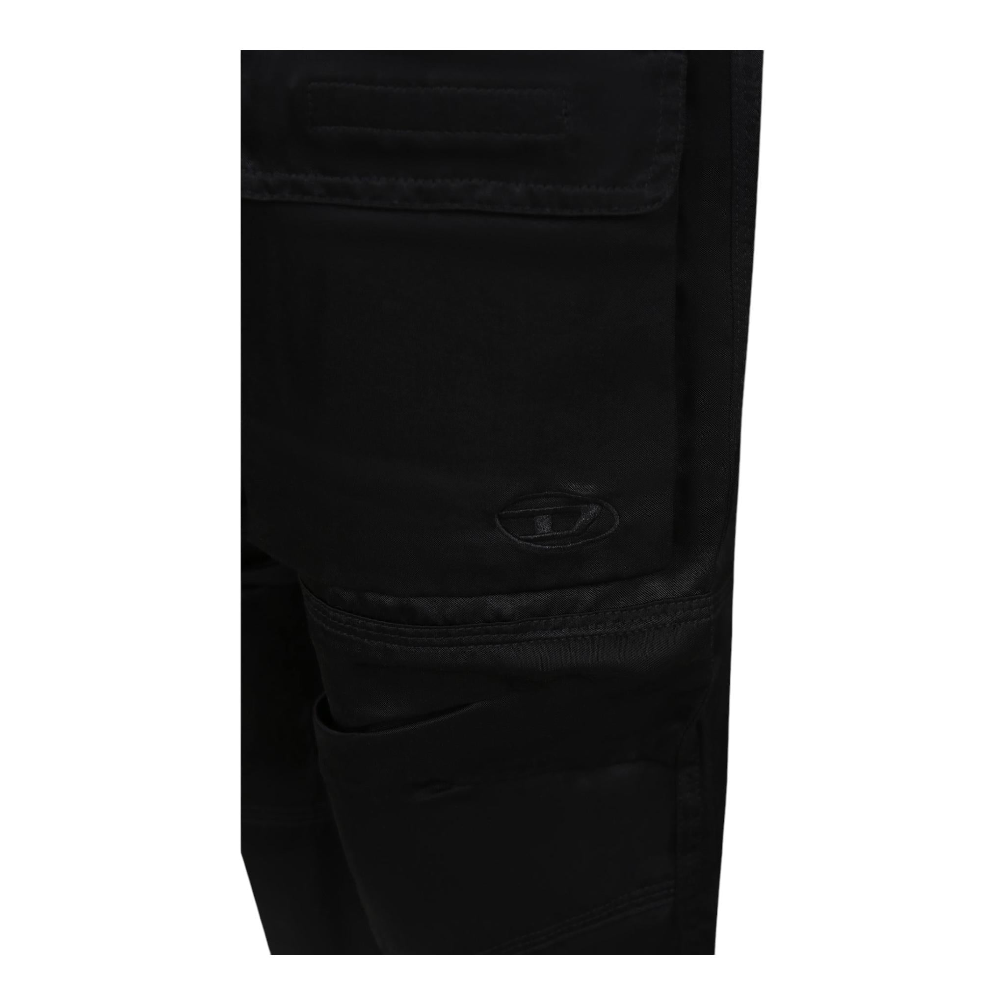 DIESEL pantalone tinta unita con elastico in vita Nero per Bambina J01949 NERO DIESEL 