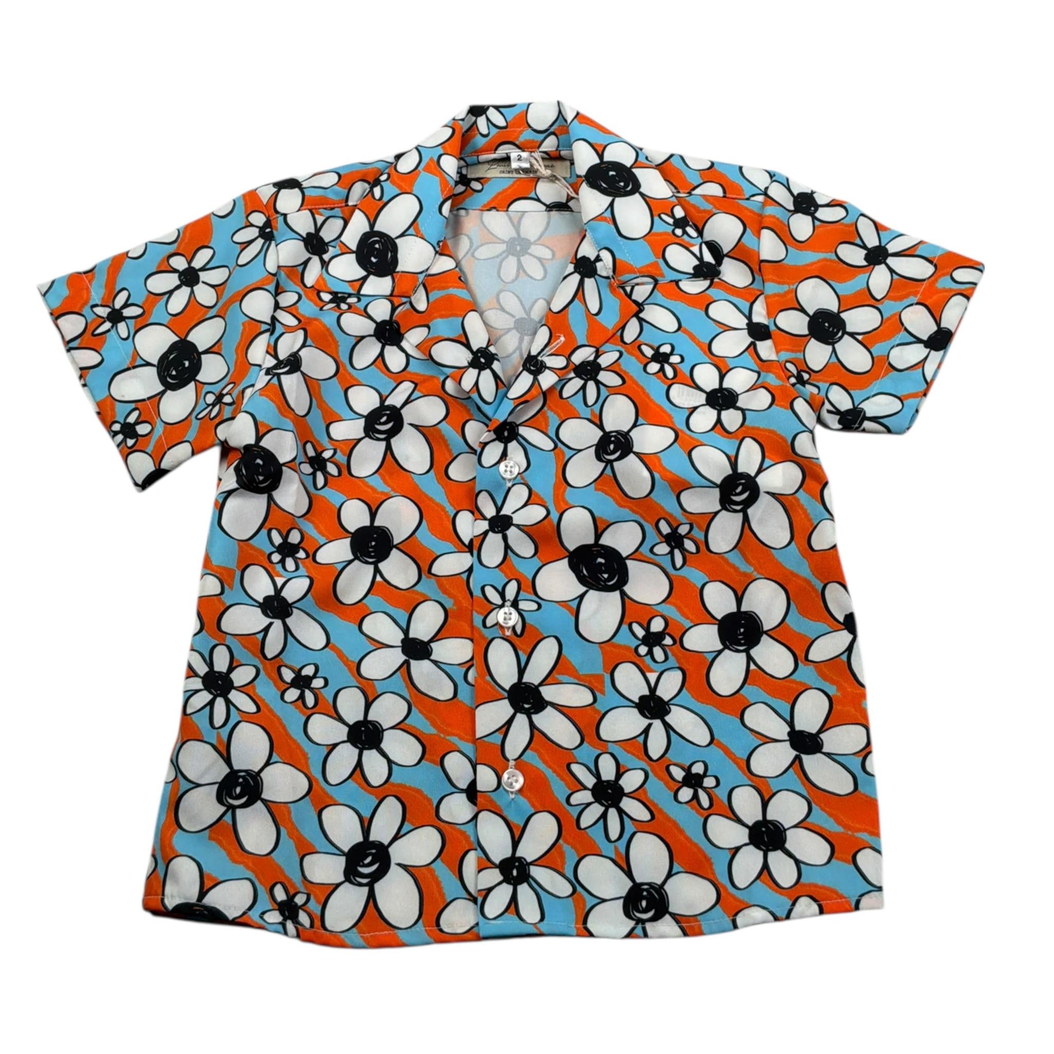 Louis Dieudonne' Camicia tinta unita con Fantasia Multicolor per Neonato LD05N MULTICOLOR LOUIS DIEUDONNE' 