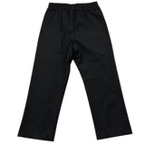 DANIELE ALESSANDRINI pantalone tinta unita con logo Nero per Bambino 1291P00043X NERO DANIELE ALESSANDRINI 