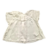 Caffe' D'Orzo Camicia Mezza Manica Tinta Unita Panna Per Neonata