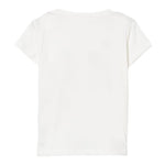 Liu Jo T-Shirt Girocollo Tinta Unita con Brillantini per Neonata KA5020NX BIANCO LIU JO 