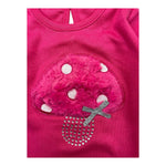 EMC shirt gircollo tinta unita con stampa Fuxia per Neonata BX2276 FUXIA EMC 