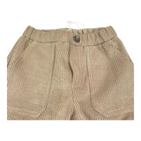 LALALU' pantalone tinta unita in velluto Beige per Bambino PTL230LB BEIGE LALALU' 