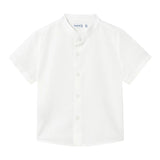 Mayoral Camicia Tinta Unita Mezza Manica per Neonato 1110 BIANCO MAYORAL 