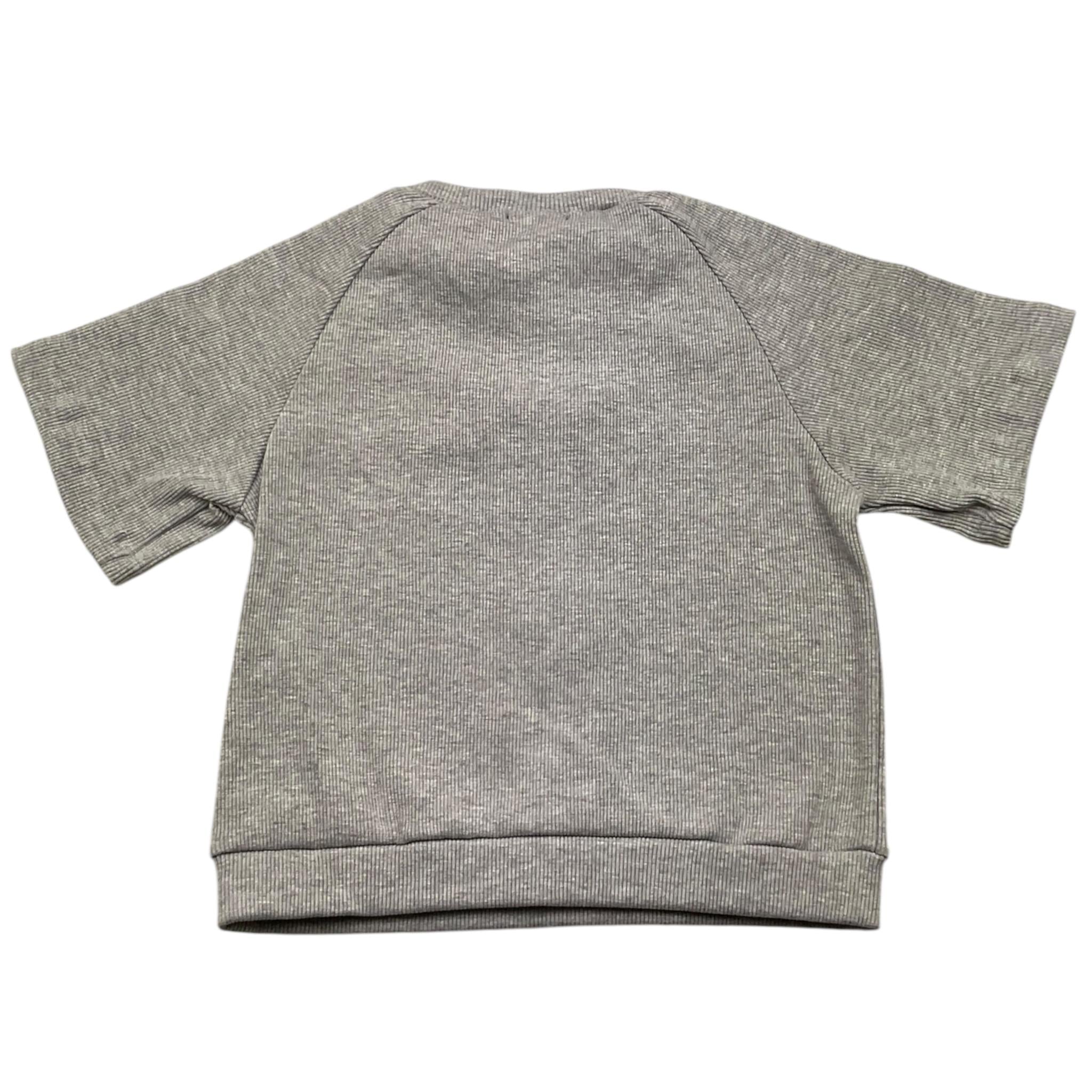 DIADORA t-shirt girocollo tint unita con stampa logo Grigio per Bambina F4DIJGTH136 GRIGIO DIADORA 