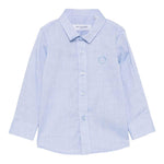 Trussardi Camicia Manica Lunga Tinta Unita per Neonato TIP25047CAX AZZURRO TRUSSARDI 