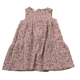 Lalalu' Abito Giromanica Tinta Unita Stampa Floreale per Bambina VTL0021IB ROSA LALALU' 