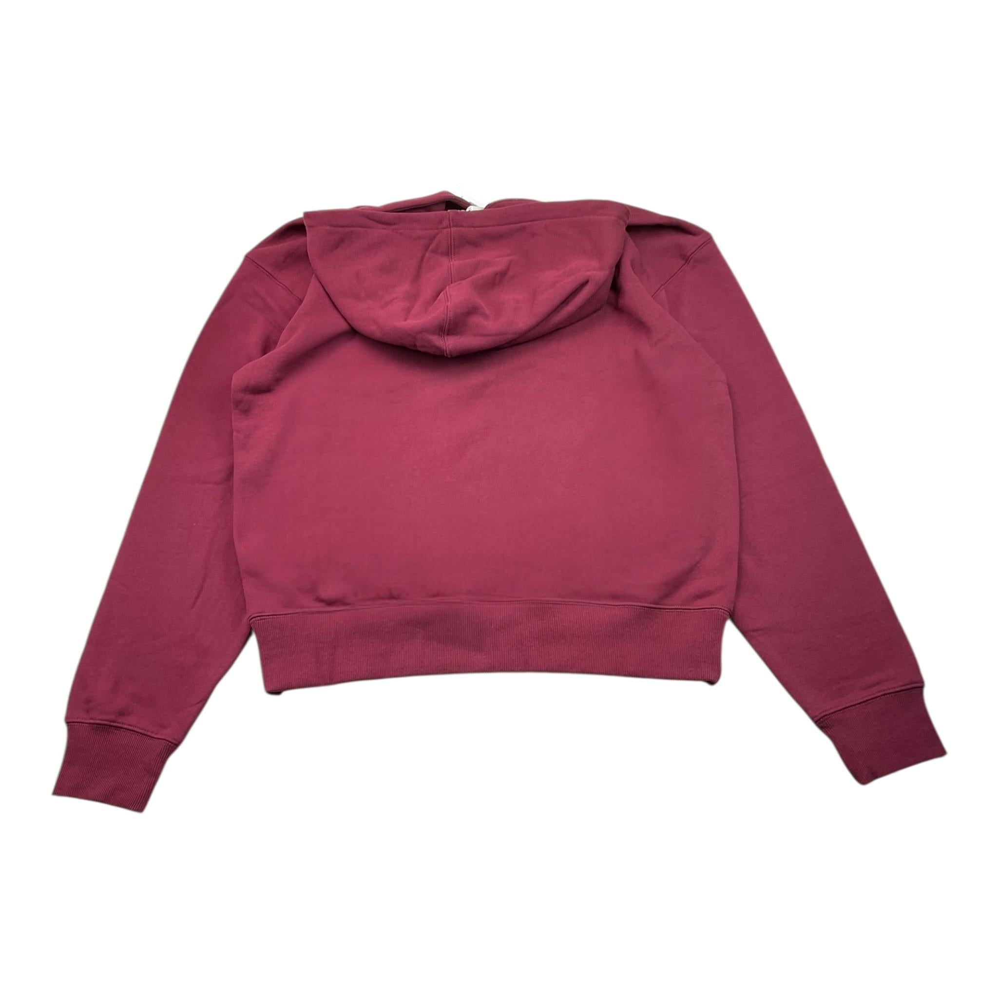 LES COYOTES DE PARIS felpa tinta unita con cappuccio e stampa Bordeaux per Bambina 1222110 BORDEAUX LES COYOTES DE PARIS 