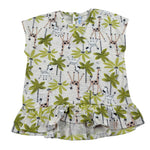 Mayoral T-Shirt Girocollo Tinta Unita con Stampa per Bambina 10477J BEIGE MAYORAL 