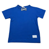 Nanan T-Shirt Girocollo tinta unita Blu per Bambino E2417436BL BLU NANAN 