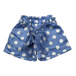 Miss Grant Short Tinta Unita Fantasia Pois per Neonata MG1293XX BLU MISS GRANT 