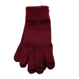K-WAY guanti tinta unita con logo Bordeaux per Bambino K61323W BORDEAUX K-WAY 
