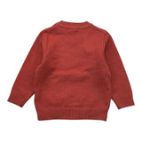 Y-CLU maglia tinta unita girocollo con stampa Ruggine per Neonata BYN10714 RUGGINE Y-CLU 