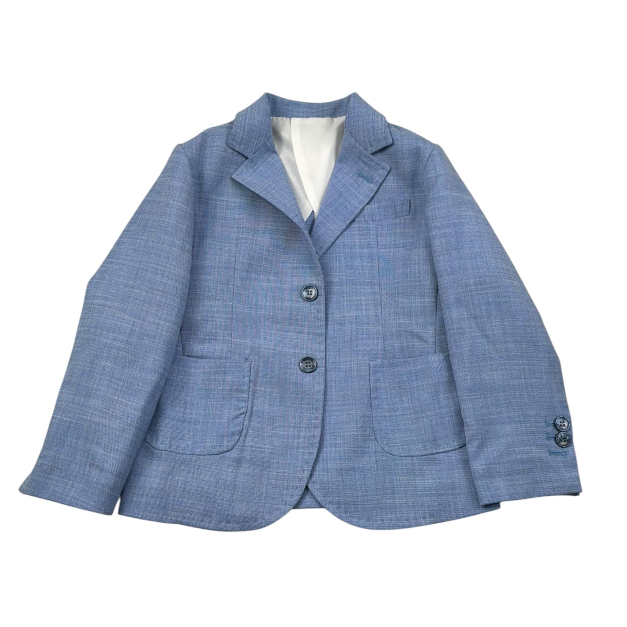 Manuell & Frank Giacca Tinta Unita per Bambino MF6317B AZZURRO MANUELL & FRANK 