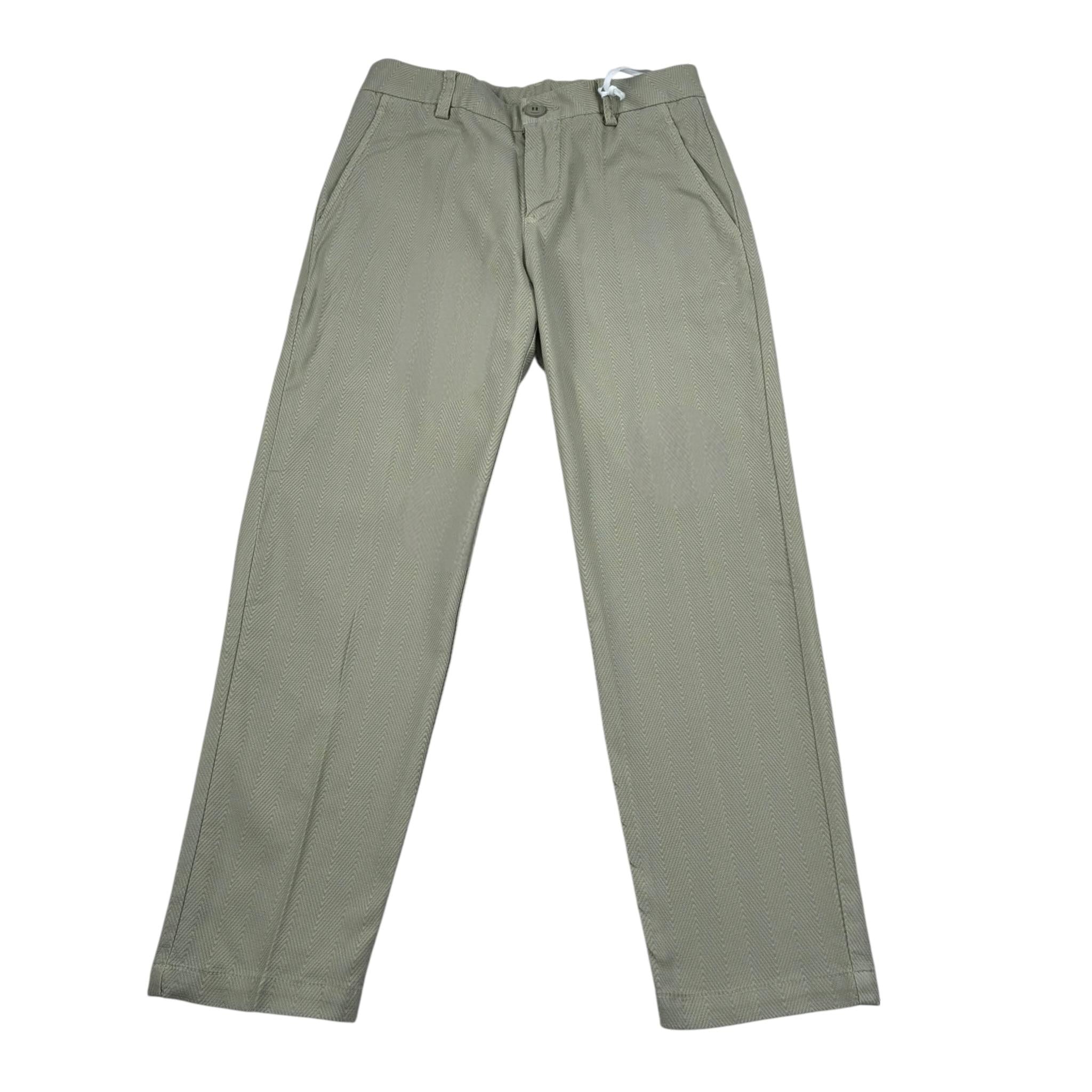 Dondup Pantalone Tinta Unita con Girovita Regolabile per Bambino DMPA110 VERDE DONDUP 