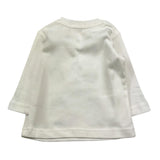 EMC shirt gircollo tinta unita con stampa Bianco per Neonato BX2287 BIANCO EMC 