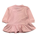 MOSCHINO abito girocollo tinta unita con stamoa Rosa per Neonata MDV0CX ROSA MOSCHINO 