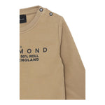 JOHN RICHMOND felpa tinta unita girocollo con stampa Sabbia per Neonato RIA24035FE SABBIA JOHN RICHMOND 