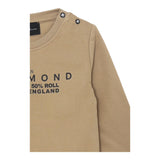 JOHN RICHMOND felpa tinta unita girocollo con stampa Sabbia per Neonato RIA24035FE SABBIA JOHN RICHMOND 