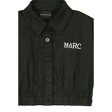 Marc Ellis Camicia Modello Crop Tinta Unita con Logo per Bambina JMJSH14110 NERO MARC ELLIS 