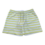 K-Way Bermuda Tinta Unita con Fantasia A Righe per Bambino K4141IW BIANCO/GIALLO K-WAY 