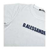 Daniele Alessandrini T-Shirt Girocollo Tinta Unita con Stampa per Bambino 1236M00053 BIANCO DANIELE ALESSANDRINI 