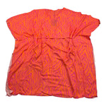 4Giveness Abito Tinta Unita con Fantasia Zebrata per Bambina FGCG3880 ARANCIONE 4GIVENESS 