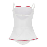 Monnalisa costumiTinta Unita con Stampa per Bambina 19E066 BIANCO MONNALISA 