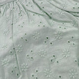 Please Abito Tinta Unita Traforato per Neonata AB08249G71 VERDE ACQUA PLEASE 