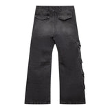 Diesel Jeans Modello Palazzo con Tasconi per Bambina J01725XXX NERO DIESEL 