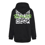 Blauer Felpa Tinta Unita con Stampa E Cappuccio per Neonato 25SBLKF08561 NERO BLAUER 