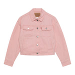 Levi'S Giubbino In Denim tinta unita Rosa per Bambina 4EH045 ROSA LEVI'S 