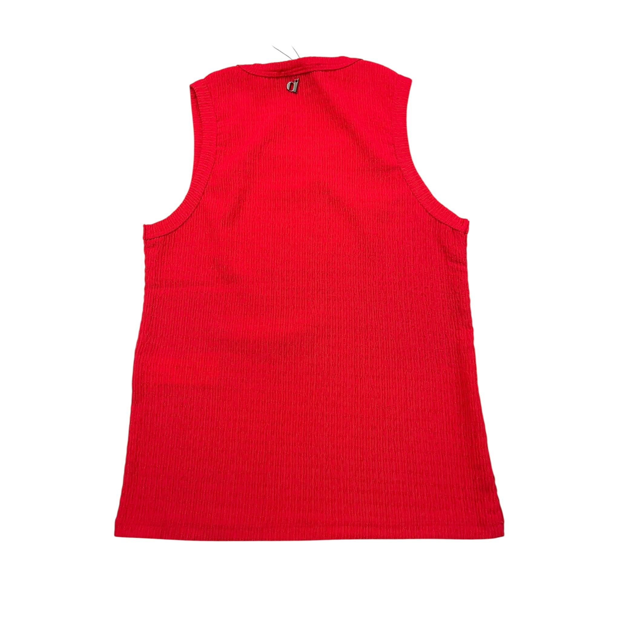 Dixie Canotta Girocollo Tinta Unita per Bambina MO07032G74 ROSSO DIXIE 